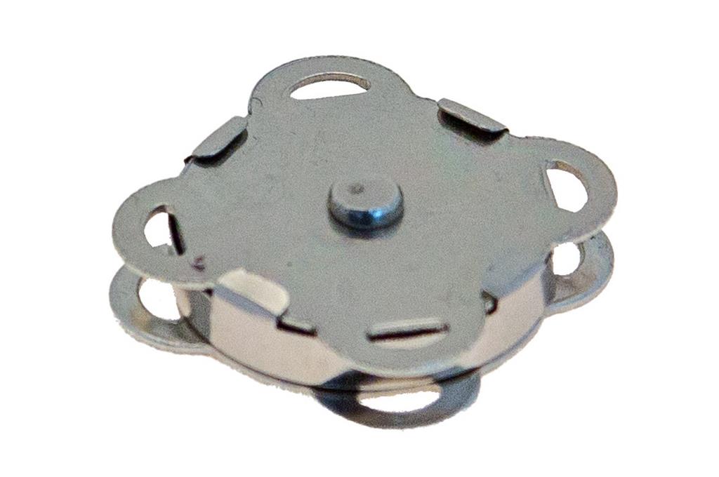 Chiusura magnetica da cucire 19 mm nichelato