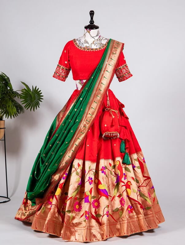 Soft Silk Paithani Lehenga Sets Soft Silk Paithani Lehenga Sets