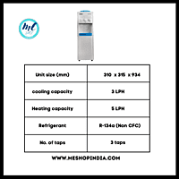 Specification of Usha Instafresh Floor standing water dispenser Specification of Usha Instafresh Floor standing water dispenser