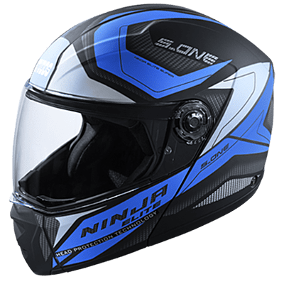 STUDDS NINJA ELITE SUPER D4 MATT BLACK N1 BLUE C/V (XL)