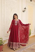 B603: Beautiful Georgette Long Dresses