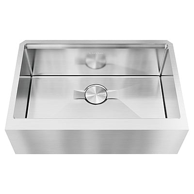 30-inch Large Single Bowl, 16g LZ Series, Workstation, Apron 361185 30-inch Large Single Bowl, 16g LZ Series, Workstation, Apron 361185
