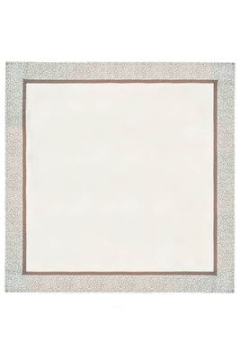 Tovaglia 90x90 - Serie da Ricamare Pois Tortora