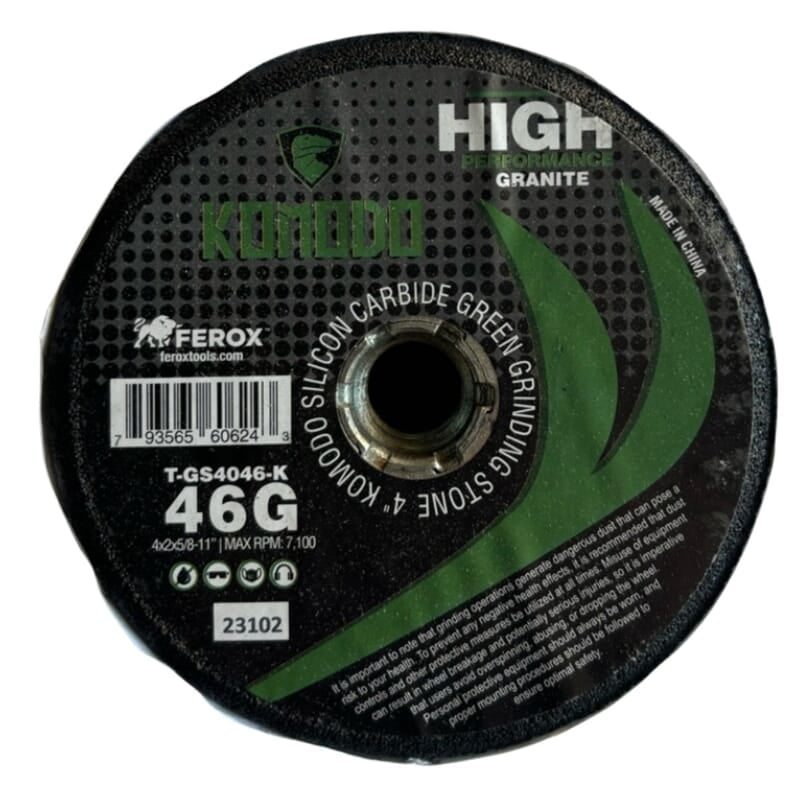 Komodo Hybrid Grinding Wheel - 4", 36 grit, Box of 10 Wheels Komodo Hybrid Grinding Wheel - 4", 36 grit, Box of 10 Wheels