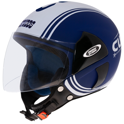 STUDDS CUB D4 MATT BLUE N6 WHITE 580 MM (L)