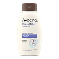 Aveeno Active Naturals Stress Relief Body Wash, Lavender, 12 Oz
