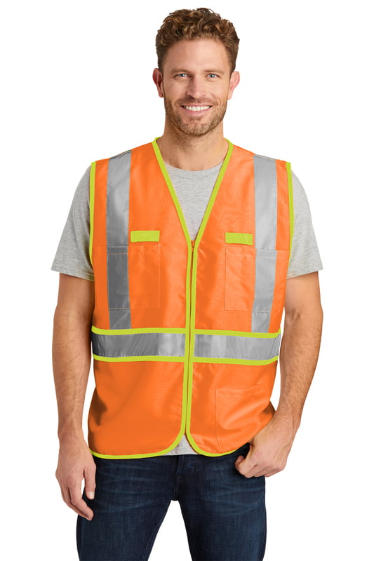 CSV407  CHALECO BICOLOR DE ALTA VISIBILIDAD CORNERSTONE ANSI 107 CLASS 2
