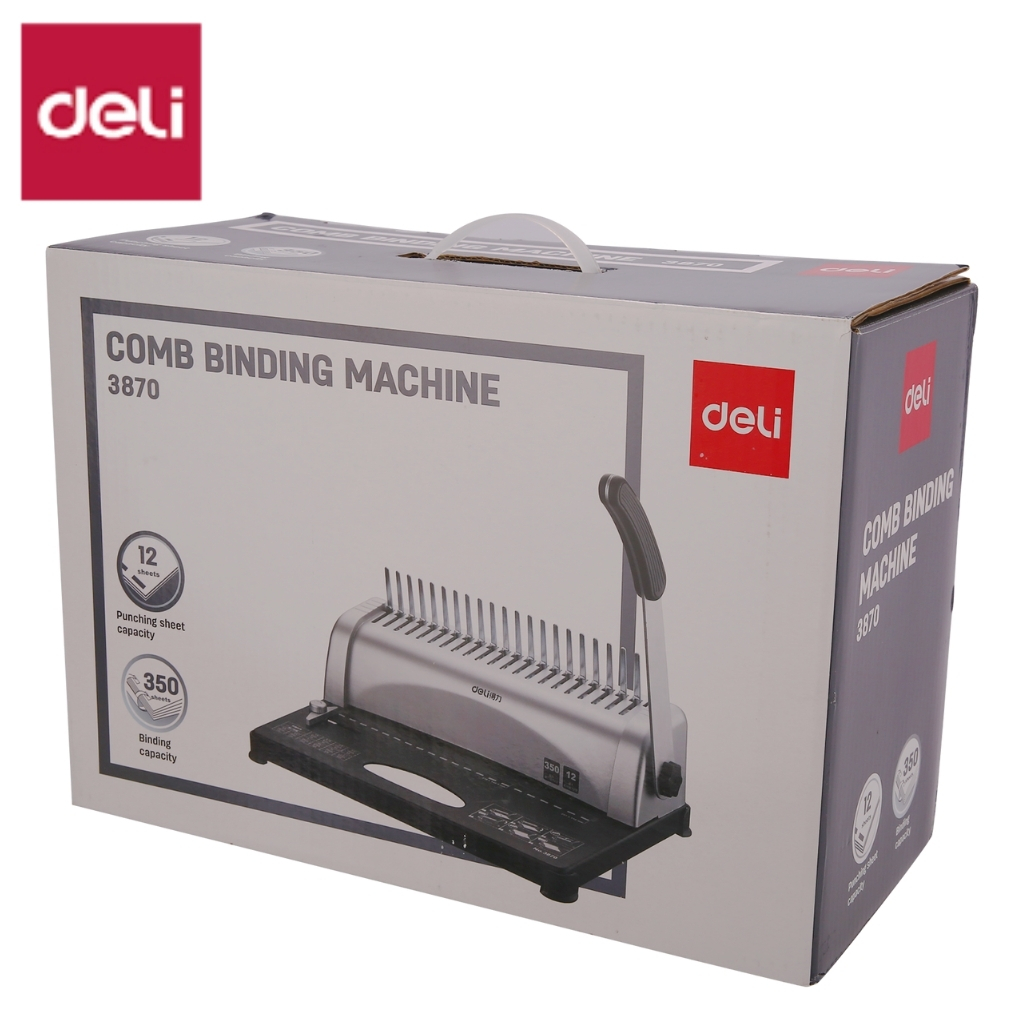 DELI E3870 STEEL BINDING MACHINE 12SHEET DELI E3870 STEEL BINDING MACHINE 12SHEET