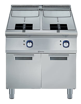 391088 15+15LT EL.FRYER-2 WELLS+2 BASKETS