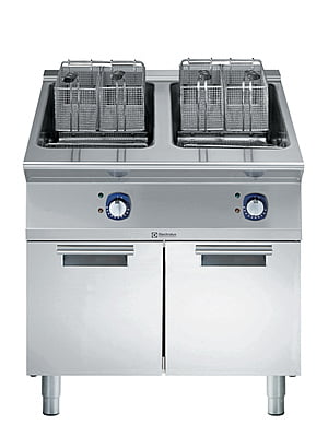 391179 18+18LT EL.FRYER-2 WELLS+4 1/2BASK.-230V