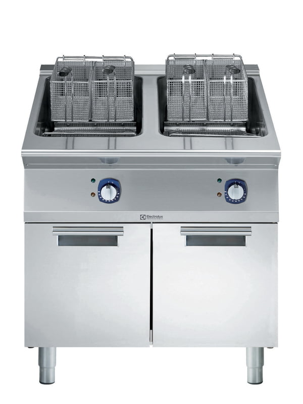 391179 18+18LT EL.FRYER-2 WELLS+4 1/2BASK.-230V