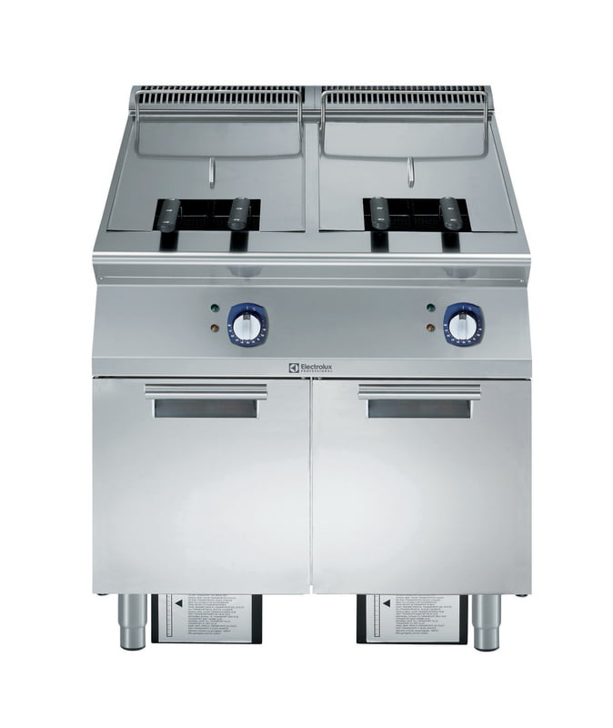 391338 23+23LT EL.FRYER, 2 WELLS + 4X1/2 BASKETS
