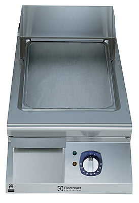 391398 ELECTRIC FRYTOP SMOOTH HORIZONTAL PLATE 400MM-230V-BRUSHED CHROME
