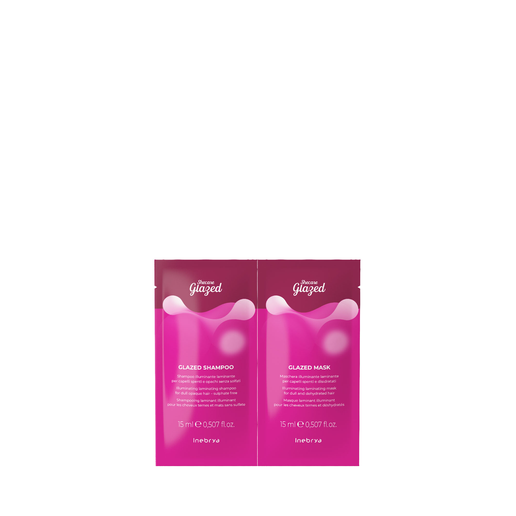 IA26442 Shecare Glazed Shampoo &amp; mask 15ml &amp; 15ml