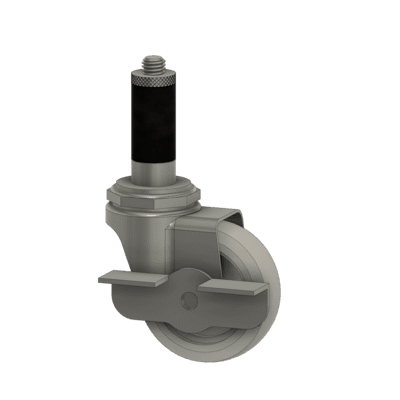 3"Donut Expandable Caster Gray w/ Brake-N/M 3"Donut Expandable Caster Gray w/ Brake-N/M
