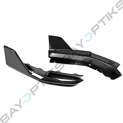 MP Style Dry Carbon Fiber Rear Bumper Corner Extensions – Fits BMW G80 M3 (2021–2025) MP Style Dry Carbon Fiber Rear Bumper Corner Extensions – Fits BMW G80 M3 (2021–2025)