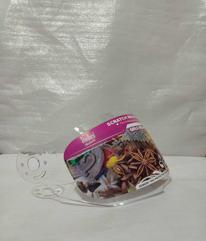 STEELBIRD CLEAR VISOR FOR BELLA (SBH-26)