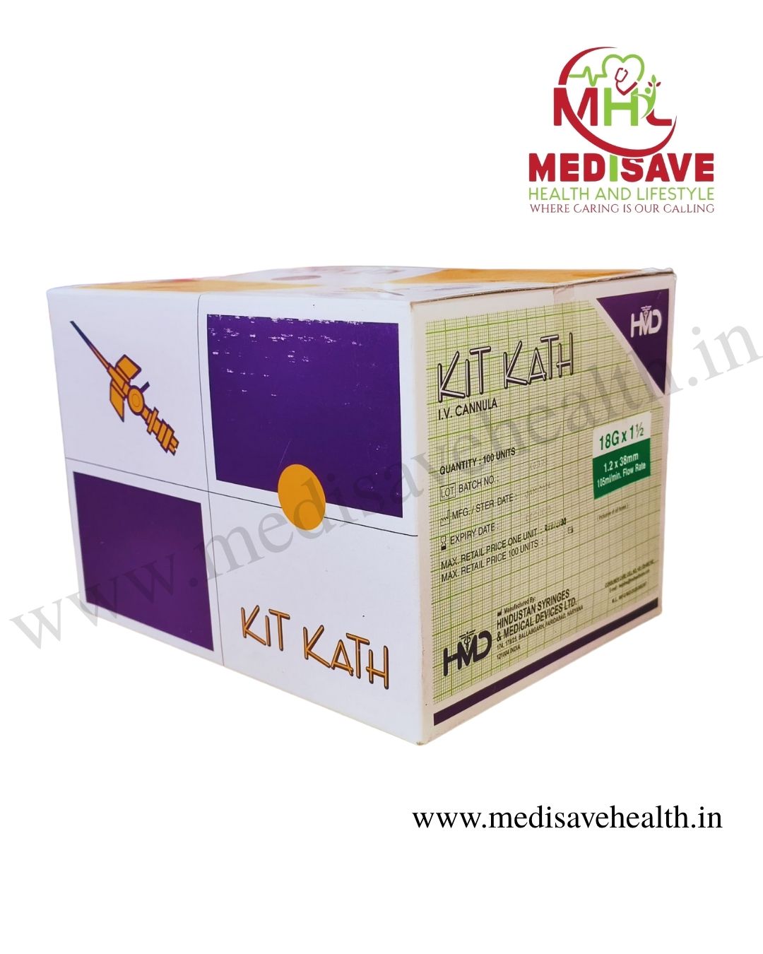 KIT KATH IV CANNULA 18G - HMD KIT KATH IV CANNULA 18G - HMD