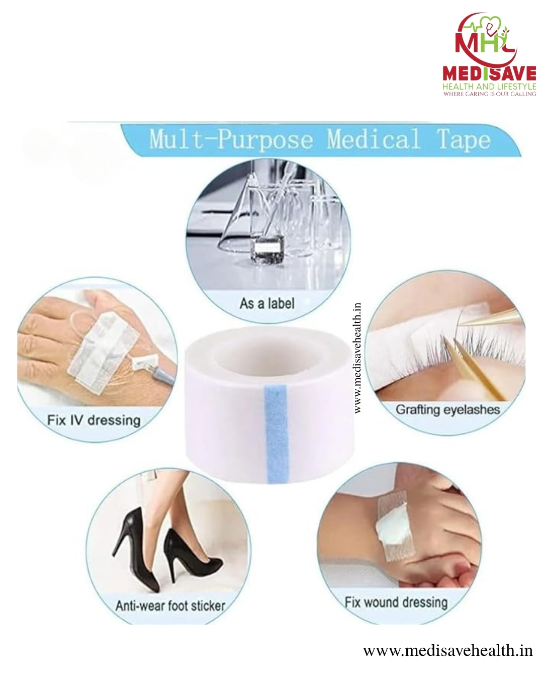 MICROPOROUS SURGICAL PAPER TAPE - WELLNESS MICROPOROUS SURGICAL PAPER TAPE - WELLNESS