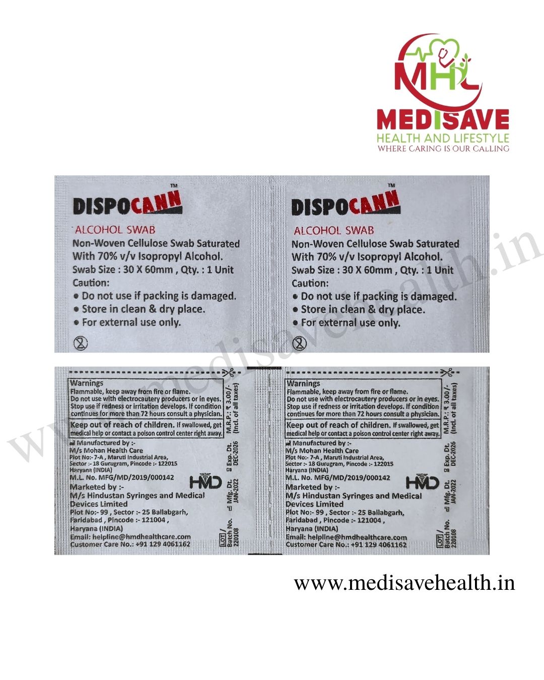 Alcohol Swab - HMD Alcohol Swab - HMD
