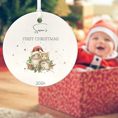 Personalized Baby 1st Christmas Ornament 4, 2024 Keepsake, Custom Girls and Boys, Baby Name Gift Personalized Baby 1st Christmas Ornament 4, 2024 Keepsake, Custom Girls and Boys, Baby Name Gift