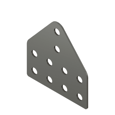 4" Center Adapter - Black