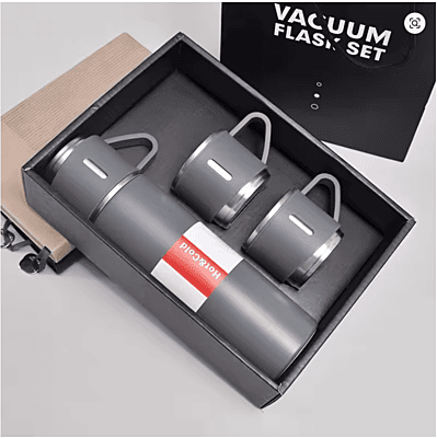 زجاجة مياه معزولة مفرغة من الهواء من الفولاذ المقاوم للصدأ 500 مل