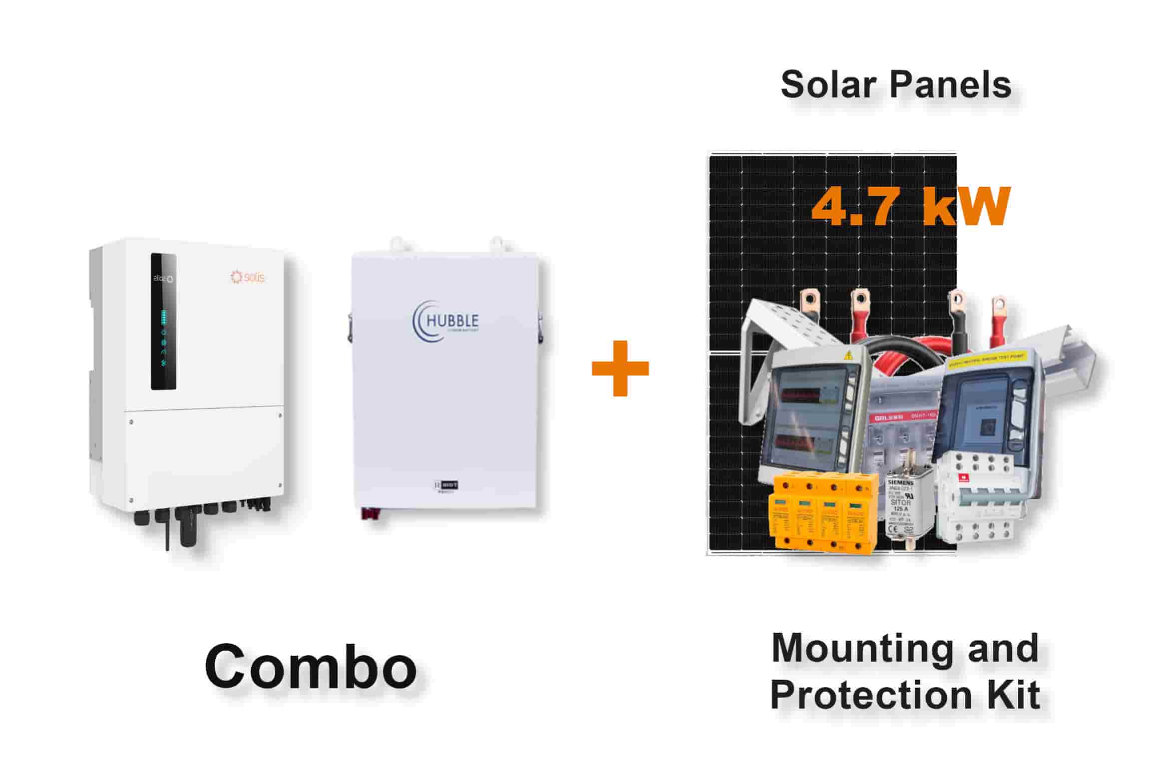 6.0 kW SOLIS S6 Hybrid - HUBBLE Combo, c/w 5.5 kWh Lithium Battery 6.0 kW SOLIS S6 Hybrid - HUBBLE Combo, c/w 5.5 kWh Lithium Battery