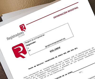 Solicitar Nota Simple Solicitar Nota Simple