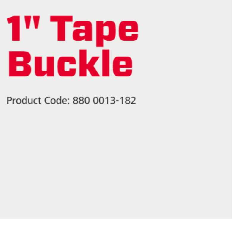 Speedrite 1" Tape Buckle - 5 Pcs