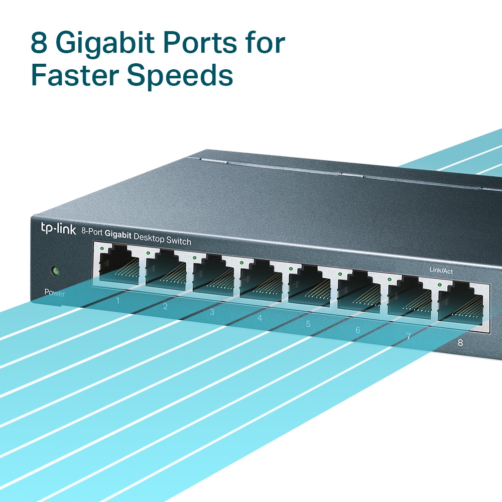 TP-LINK 8-Port Switch (TL-SG108)