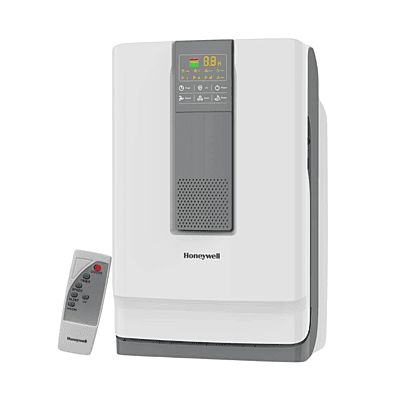 The Honeywell Air Touch V4 placed in a child's nursery, ensuring a safe and pure environment. The Honeywell Air Touch V4 placed in a child's nursery, ensuring a safe and pure environment.