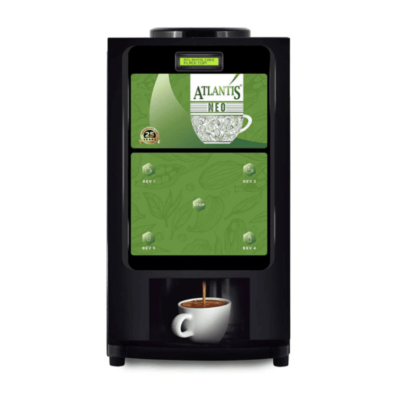Atlantis Neo 3-lane hot beverage vending machine.