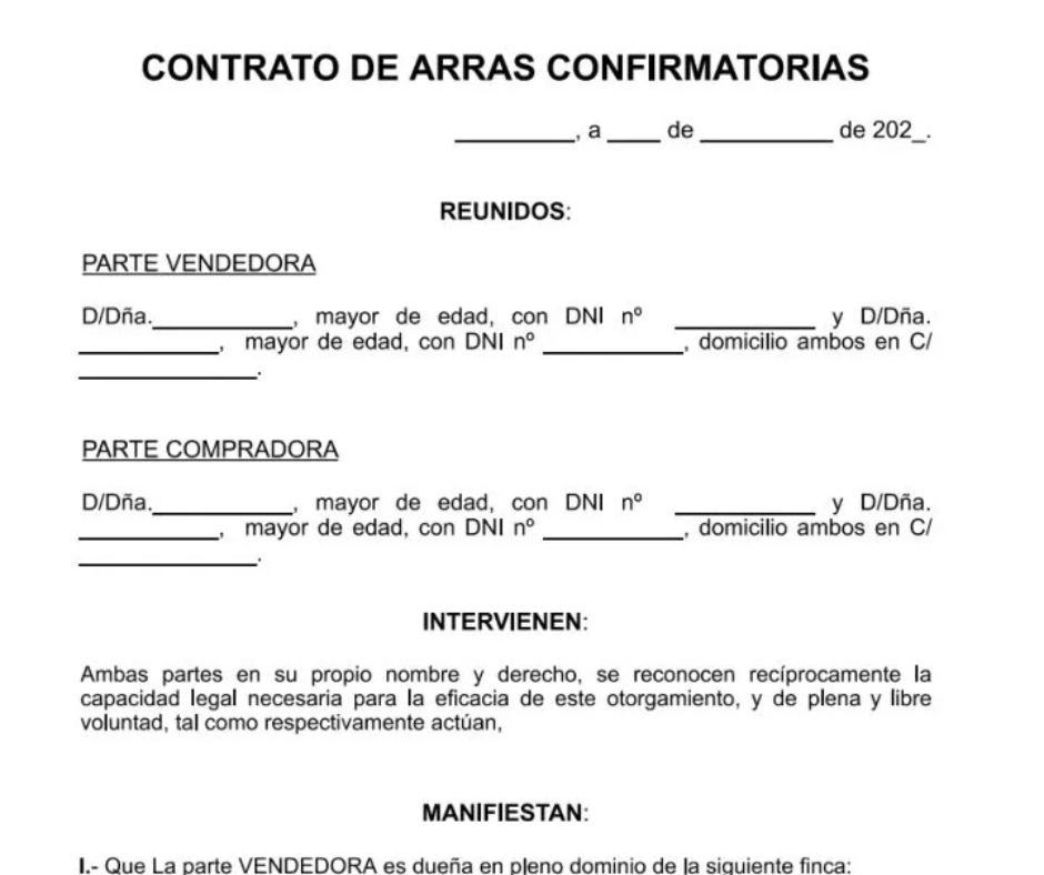 Redacción de Prorroga de arras o contrato de compra venta Redacción de Prorroga de arras o contrato de compra venta