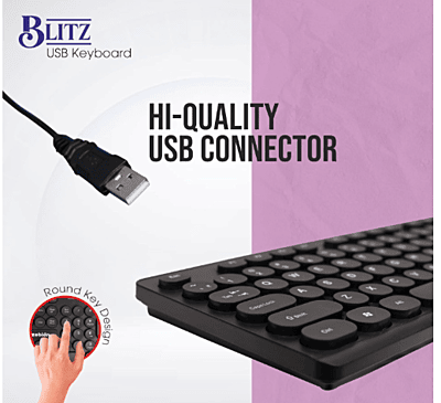 Zebion Usb Keyboard Blitz (Black) Zebion Usb Keyboard Blitz (Black)