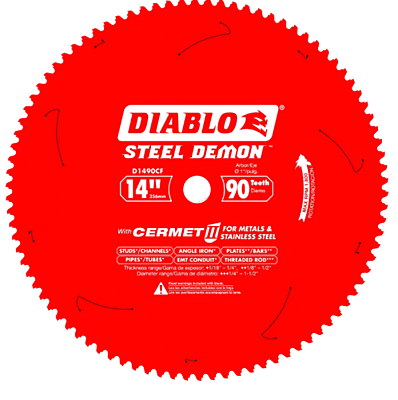 Diablo Steel Cutting Saw Blade For Thin Metal Diablo Steel Cutting Saw Blade For Thin Metal