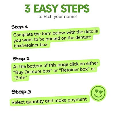 Denture and Retainer Combo (Printed) Denture and Retainer Combo (Printed)