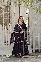 M1157:Beautiful Long Frocks With Duppata