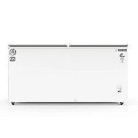 Blue Star CF3-500MPW Freezer Displaying its Energy Efficiency Sticker