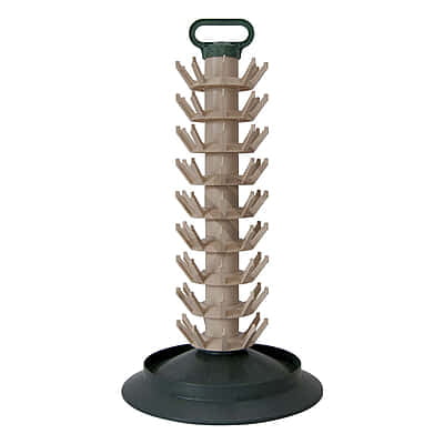 Bottle drip rack for 81 bottles