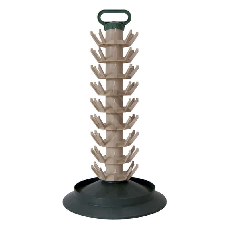 Bottle drip rack for 81 bottles