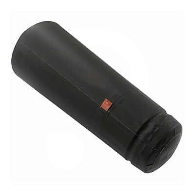 Black PVC capsule