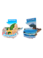 RECUERDO RESINA MAPA DE GUATEMALA