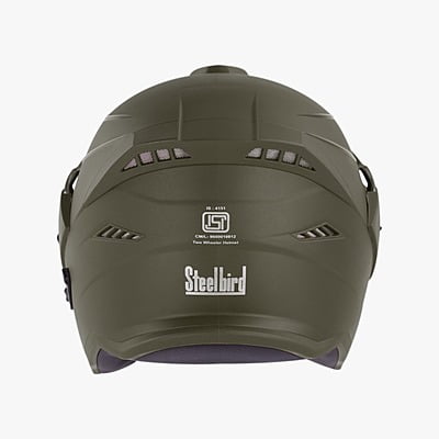 STEELBIRD SBH-23 AVA DASHING WITH PEAK BATTLE GREEN C/V (M)