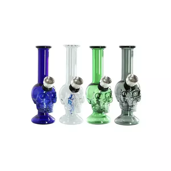 Champ High Color Mini Skull Glass Pipe