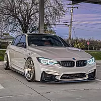 BMW F80 M3 / F82 M4 Ikon Style CSL Yellow / 6K White Headlight Upgrade Package (2018+ LCI2 LED Only)