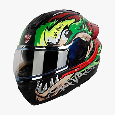 IGNYTE IGN-8 SAVAGE GLOSSY BLACK/GREEN D/V 580 MM