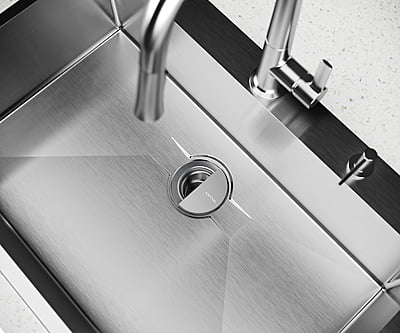 Basket Strainer - Luvul Nickel Deluxe - 417887 Basket Strainer - Luvul Nickel Deluxe - 417887