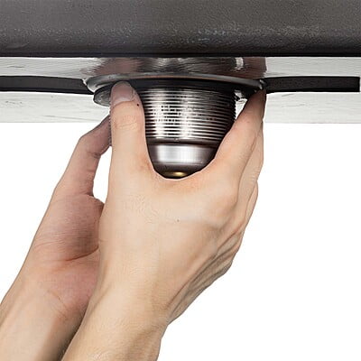 Basket Strainer - Luvul Nickel Deluxe - 417887 Basket Strainer - Luvul Nickel Deluxe - 417887
