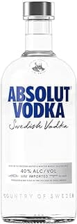 Absolut Vodka Original Elaborado Con Ingredientes Naturales, Sin Azucares Añadidos En Presentación Botella Cilíndrica Transparente, Contenido 750 ML 40.0 % De Alcohol